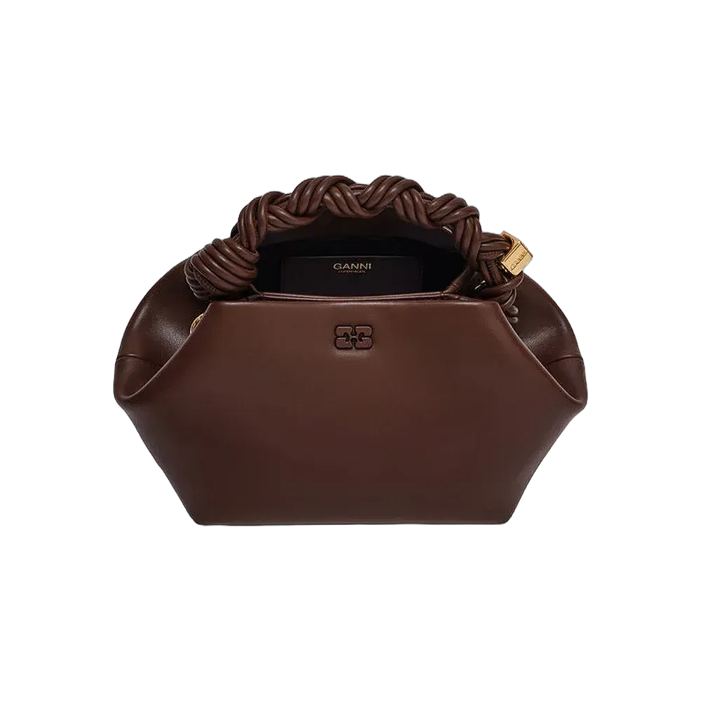 Ganni Brown Small Bou Bag