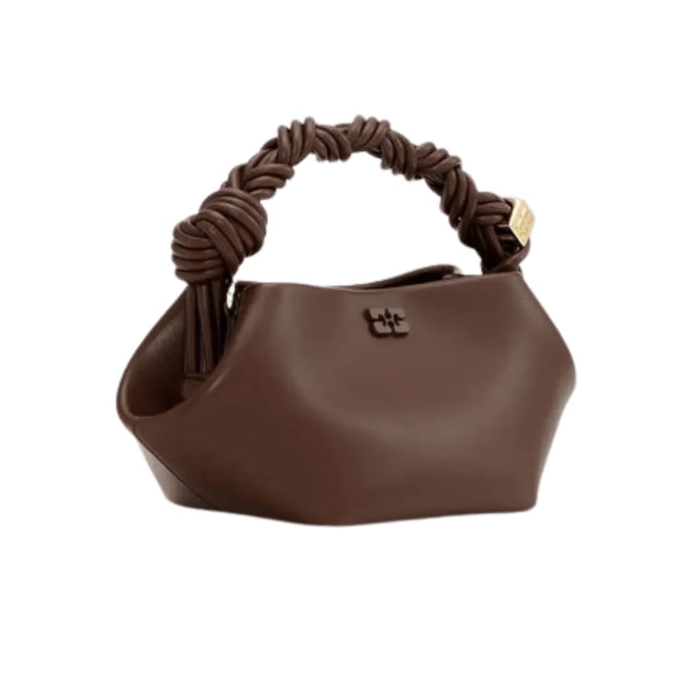 Ganni Brown Mini Bou Bag