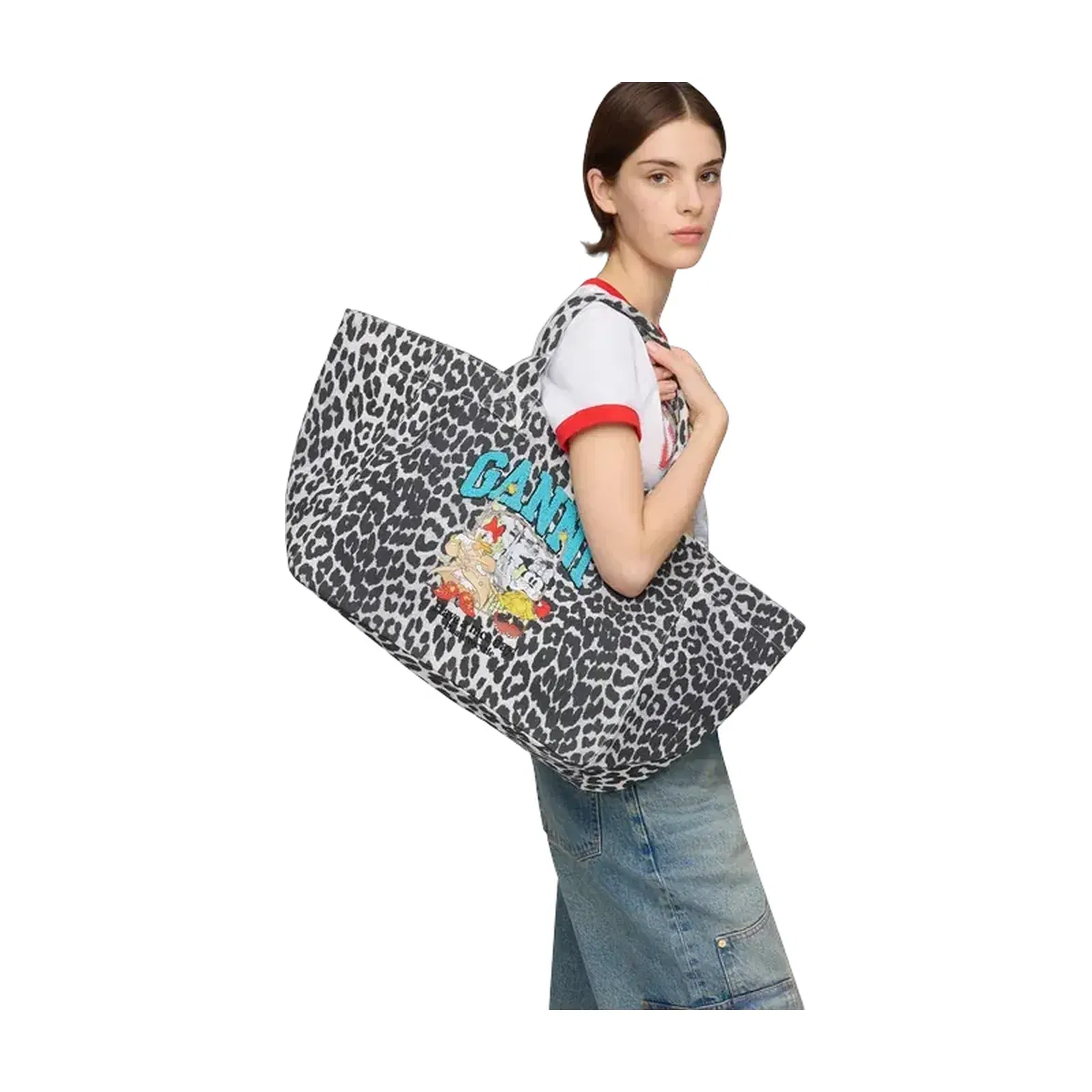 Ganni Tote XXL with Minnie Mouse & Daisy Duck