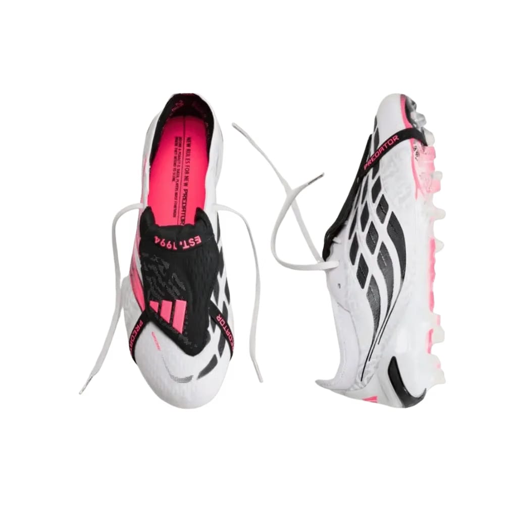 Adidas Predator Elite Fold-Over Tongue Artificial Ground Soccer Cleats Cloud White