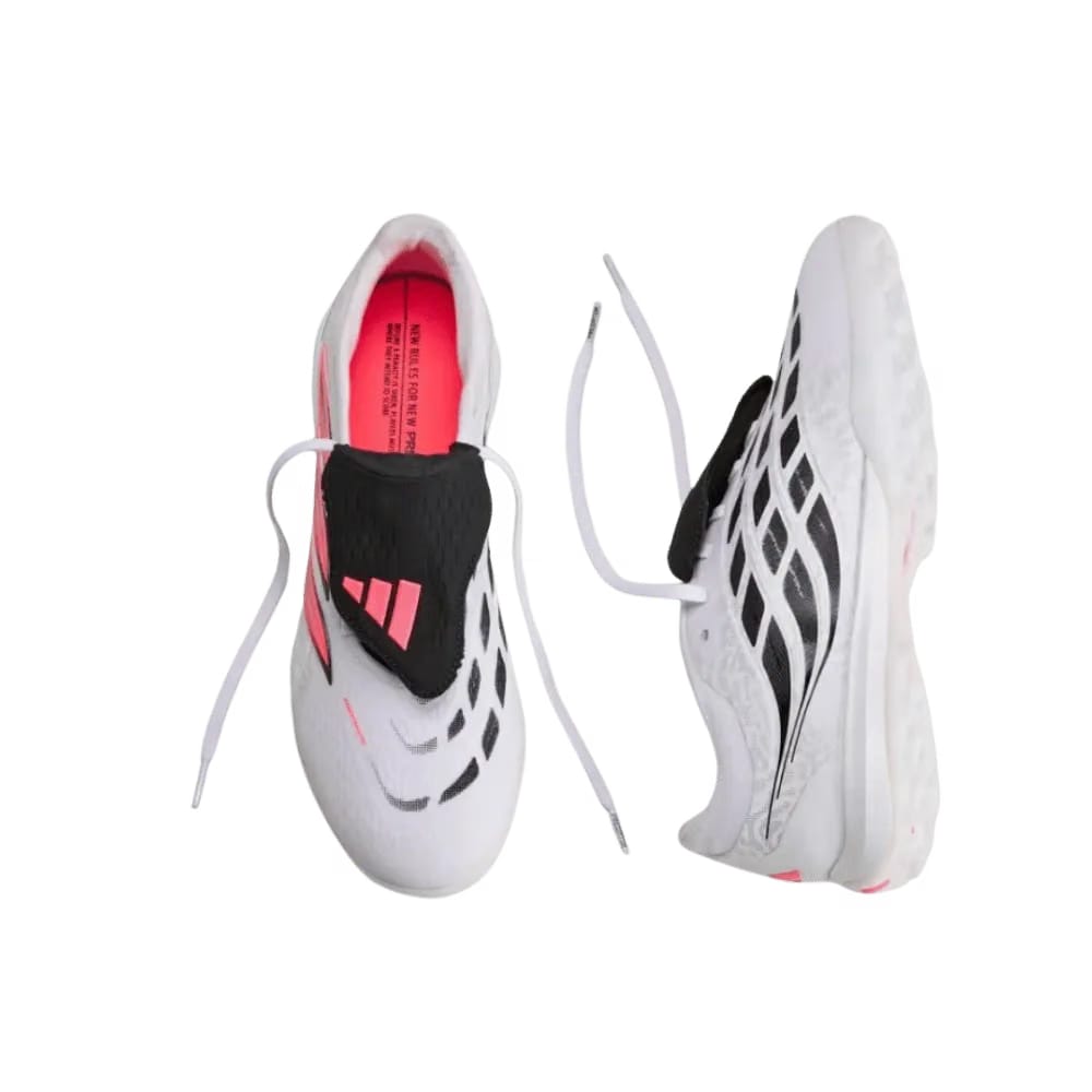 Adidas Predator Pro Fold-Over Tongue Turf Soccer Cleats Cloud White