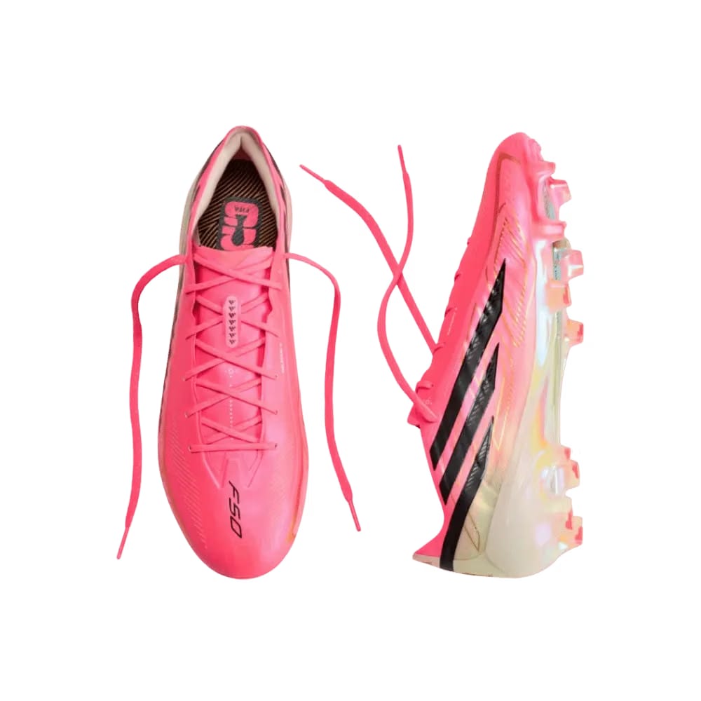 Adidas F50 Hyperfast Elite Firm Ground Soccer Cleats Solar Turbo