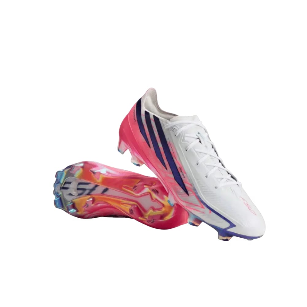Adidas F50 Hyperfast Elite Firm Ground Soccer Cleats Cloud White