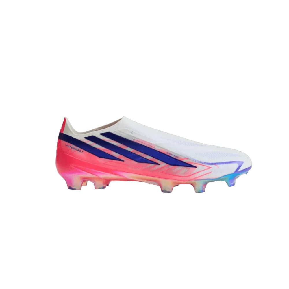 Adidas F50 Hyperfast Elite Laceless Firm Ground Cleats Cloud White