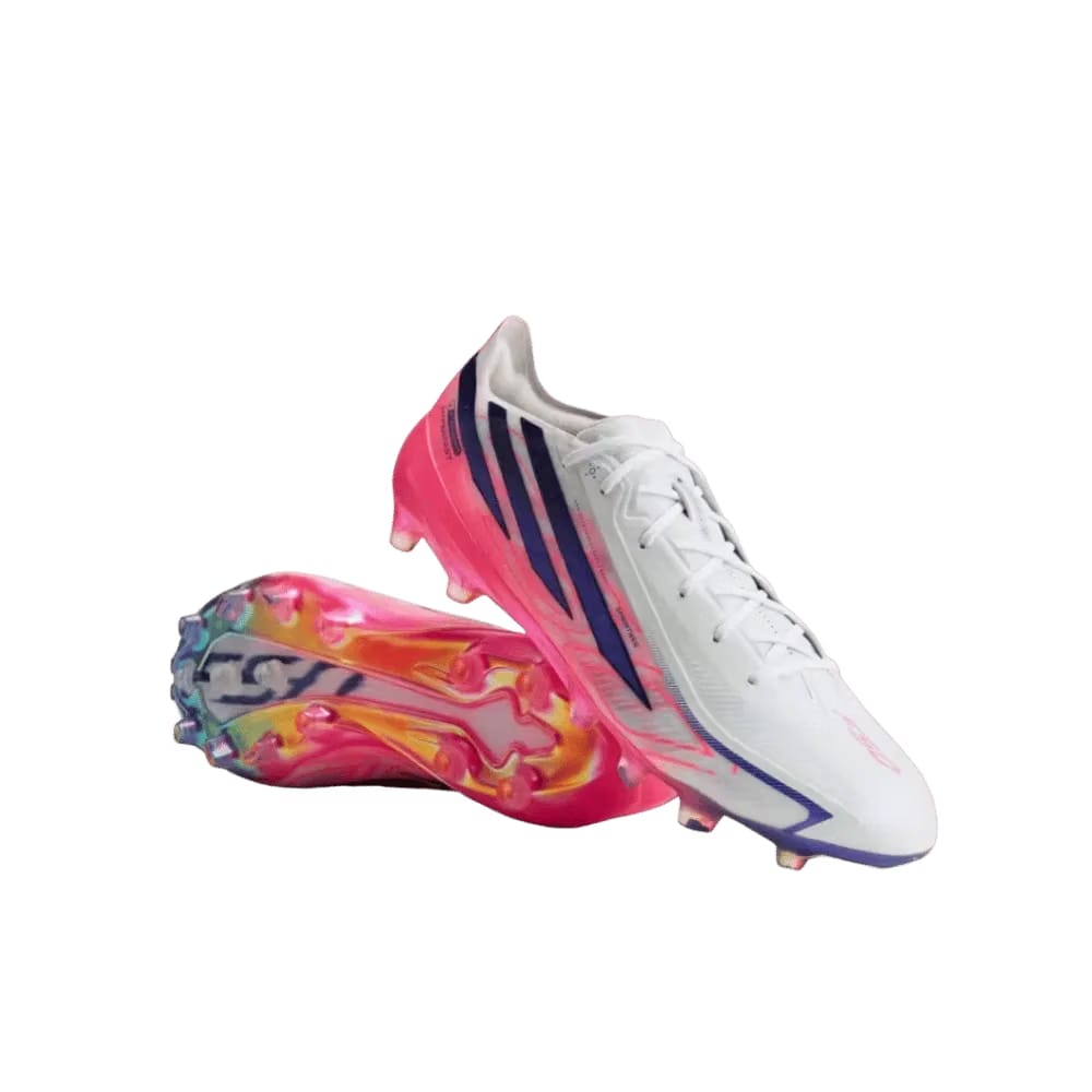 Adidas F50 Hyperfast Elite Artificial Grass Soccer Cleats Cloud White
