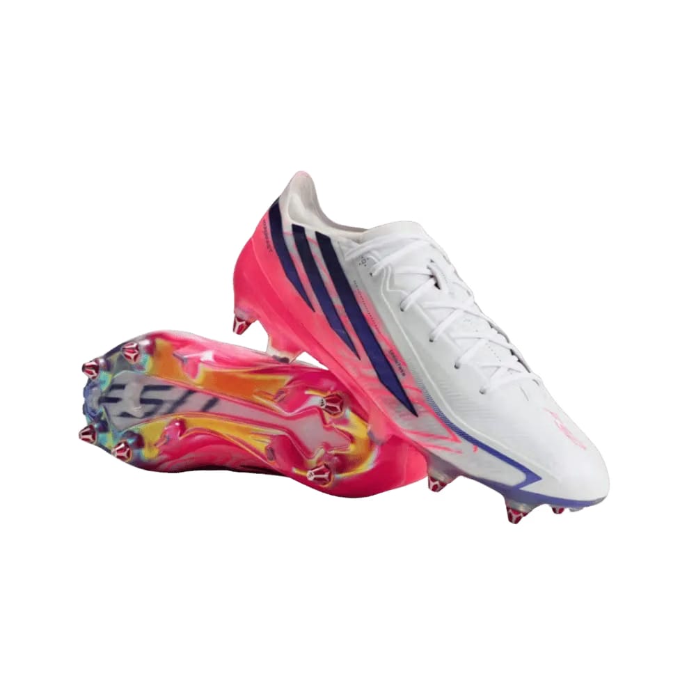 Adidas F50 Hyperfast Elite Soft Ground Soccer Cleats Cloud White