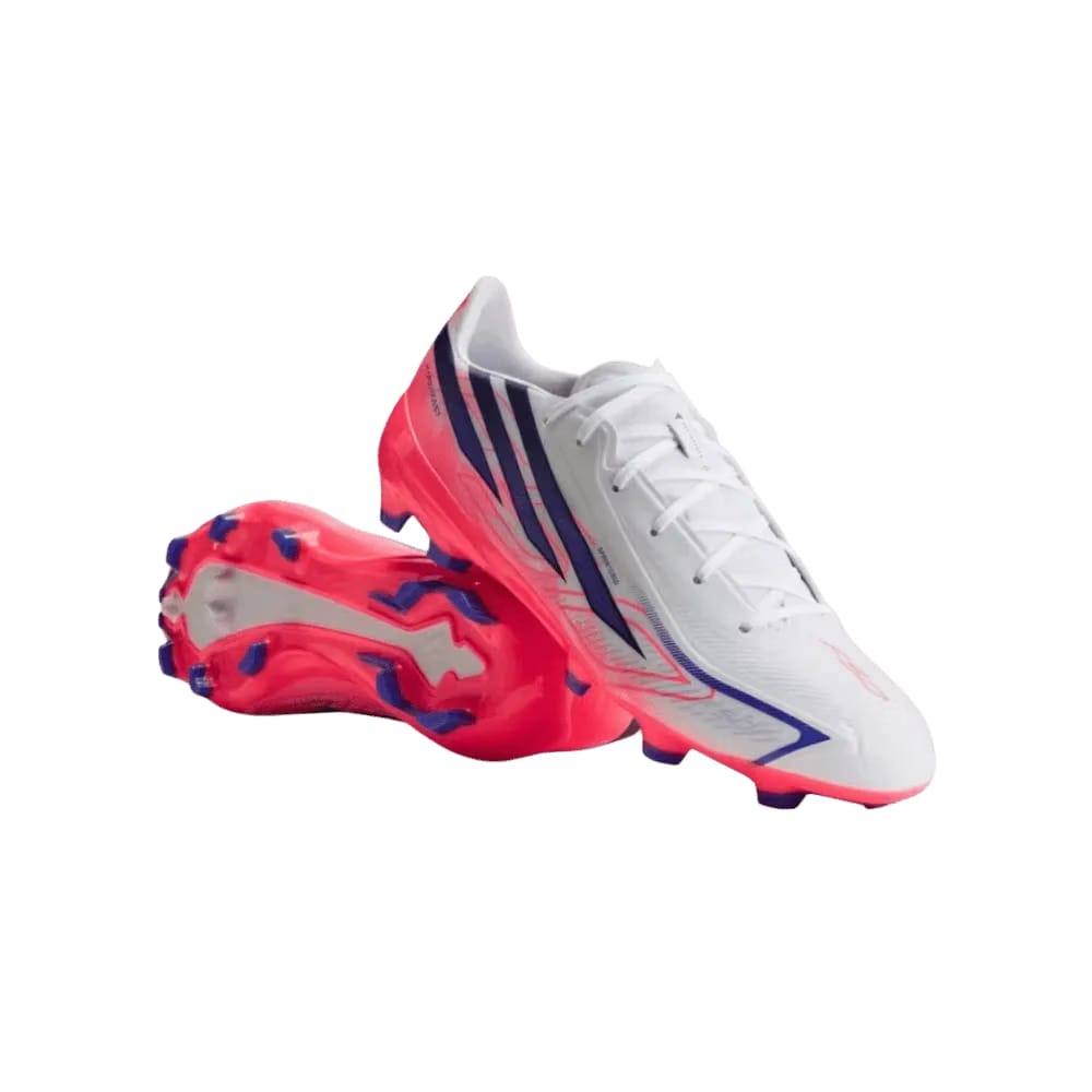 Adidas F50 Hyperfast League Firm Ground Soccer Cleats Cloud White