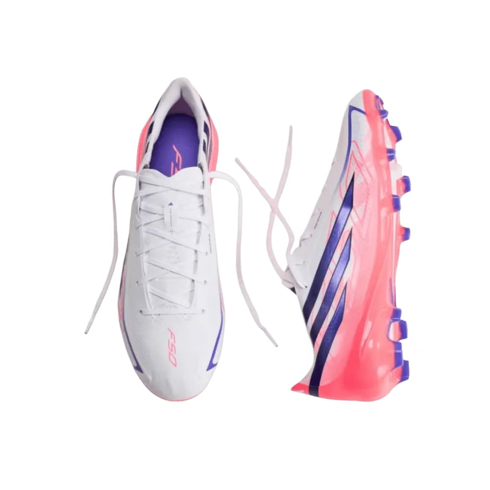 Adidas F50 Hyperfast League Firm Ground Soccer Cleats Cloud White