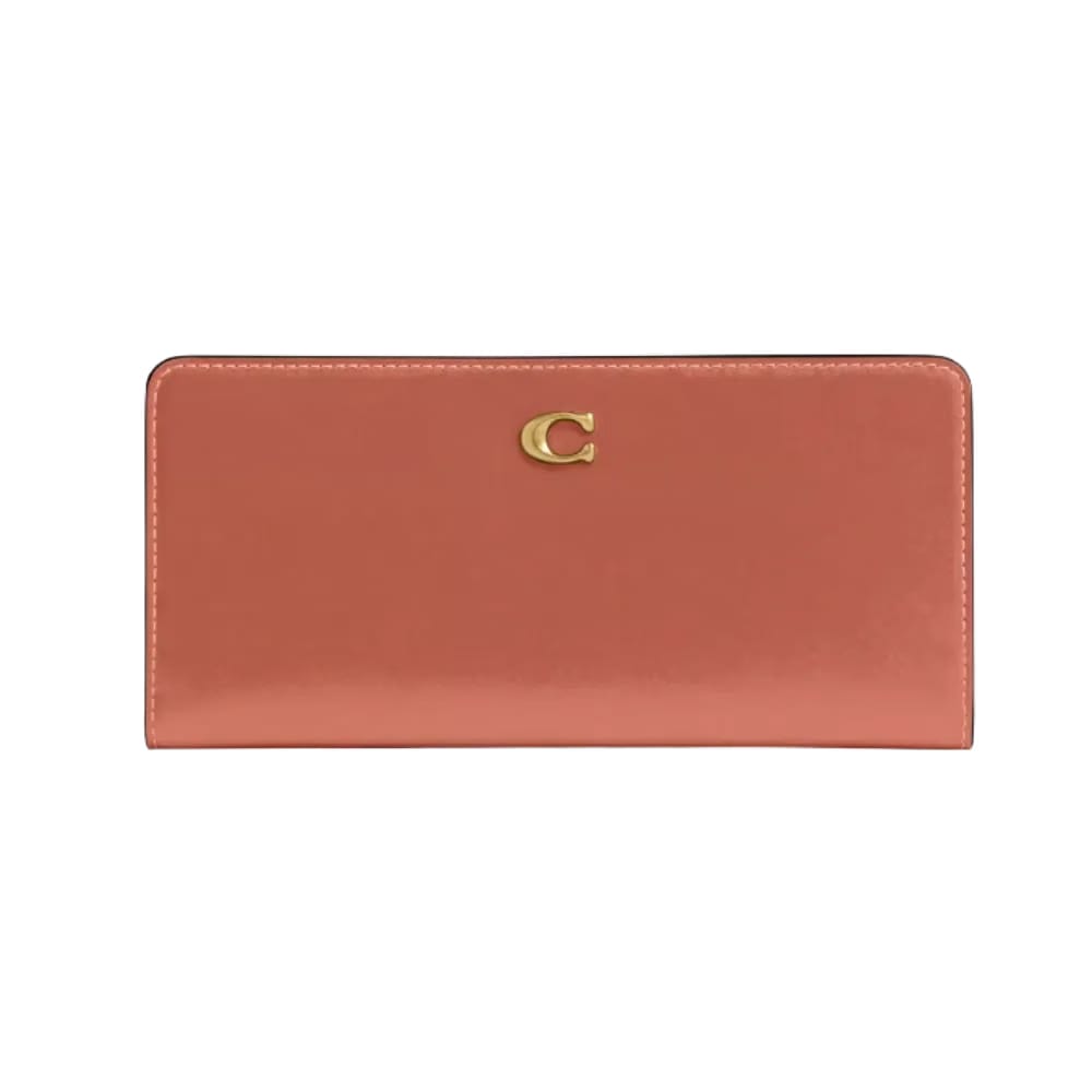 Coach Essential Slim Wallet Dark Peach