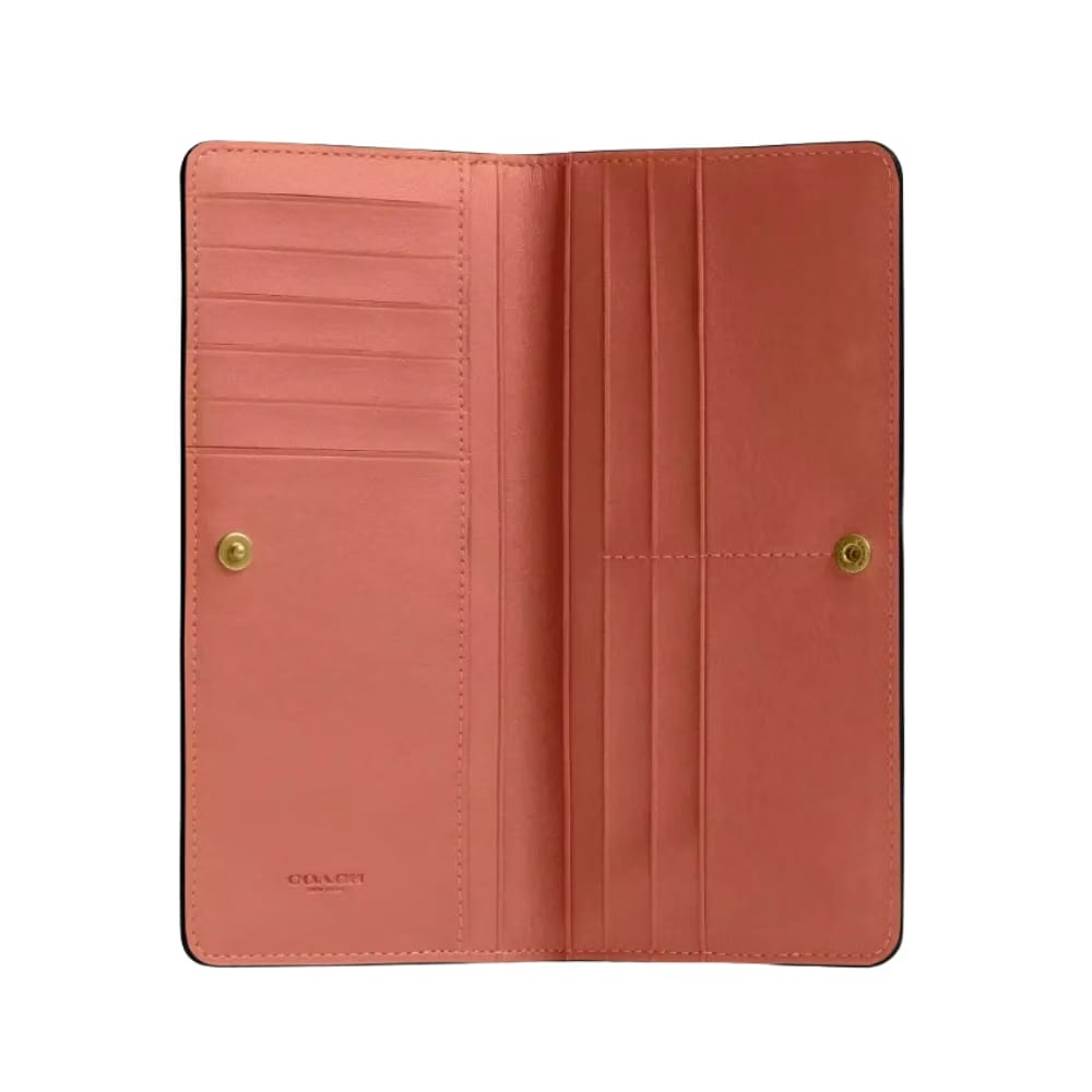 Coach Essential Slim Wallet Dark Peach