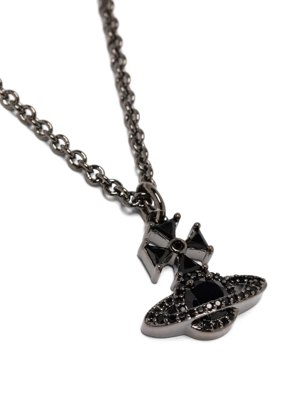 Orb rhinestone-embellished necklace