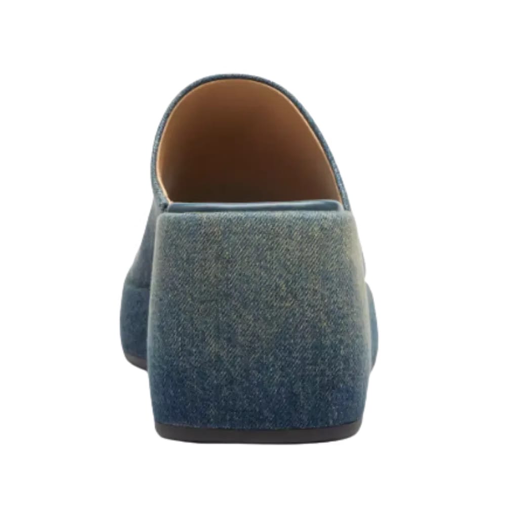Coach Marie Platform In Loved Denim