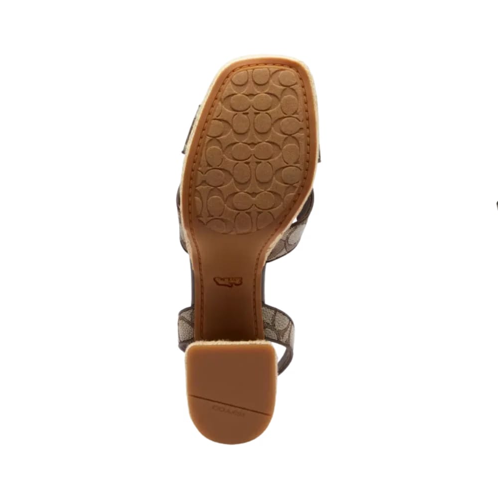 Coach Block In Signature Jacquard Oak