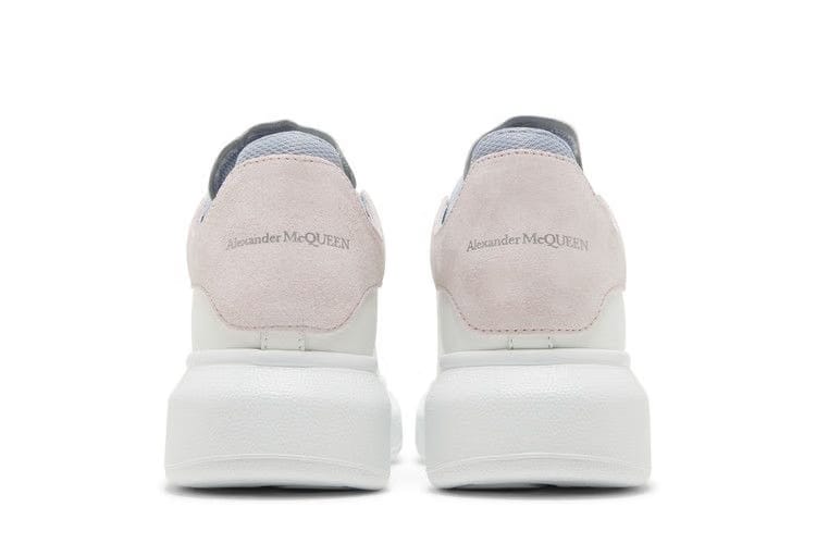 Alexander McQueen Wmns Oversized Sneaker 'Double Heel Tab - White Pastel Pink'