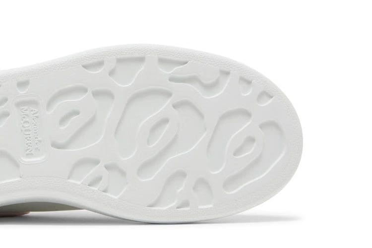 Alexander McQueen Wmns Oversized Sneaker 'Double Heel Tab - White Pastel Pink'