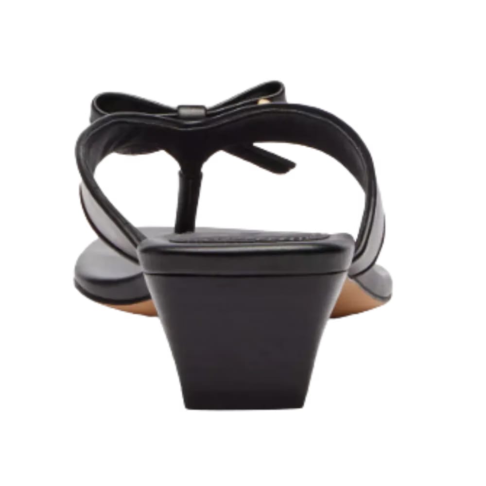 Coach Bow Thong Kitten Black
