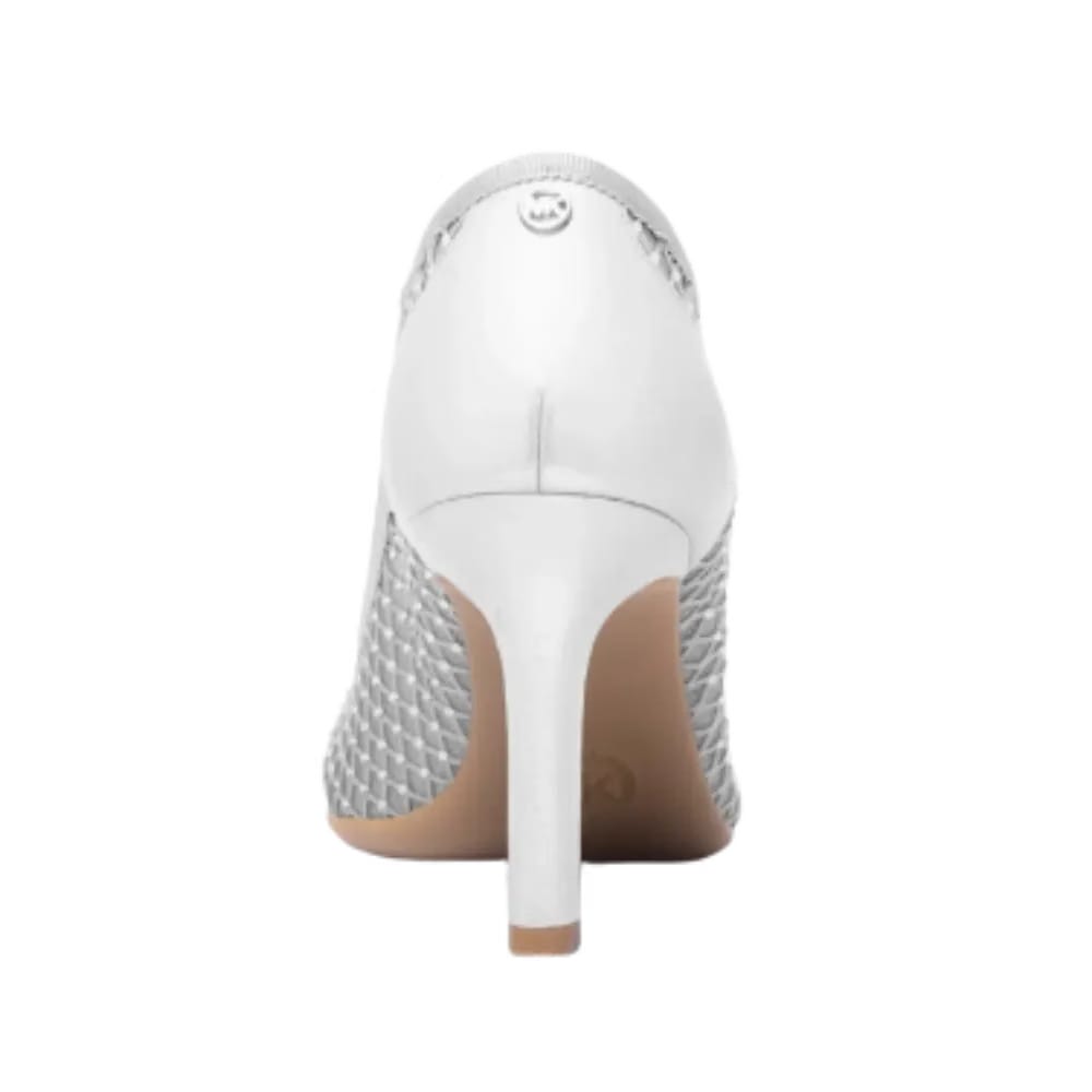 Michael Kors Willa Embellished Mesh Pump Silver