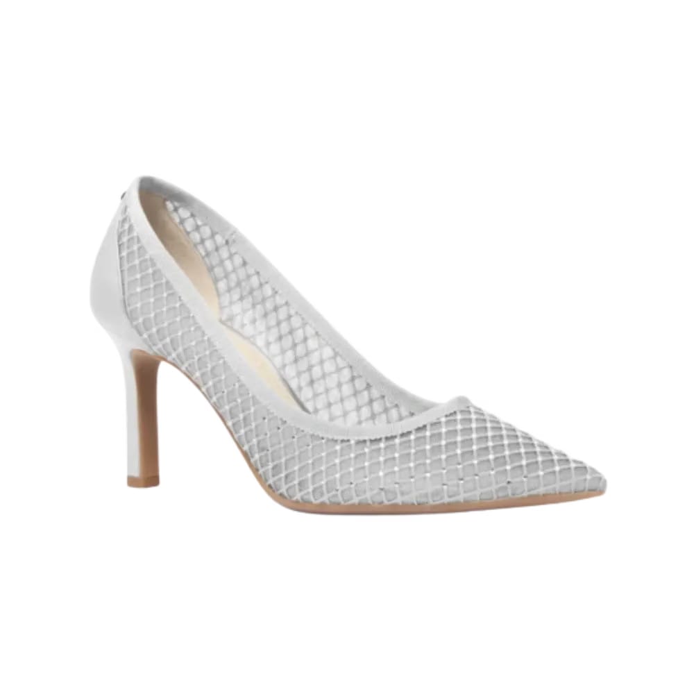 Michael Kors Willa Embellished Mesh Pump Silver