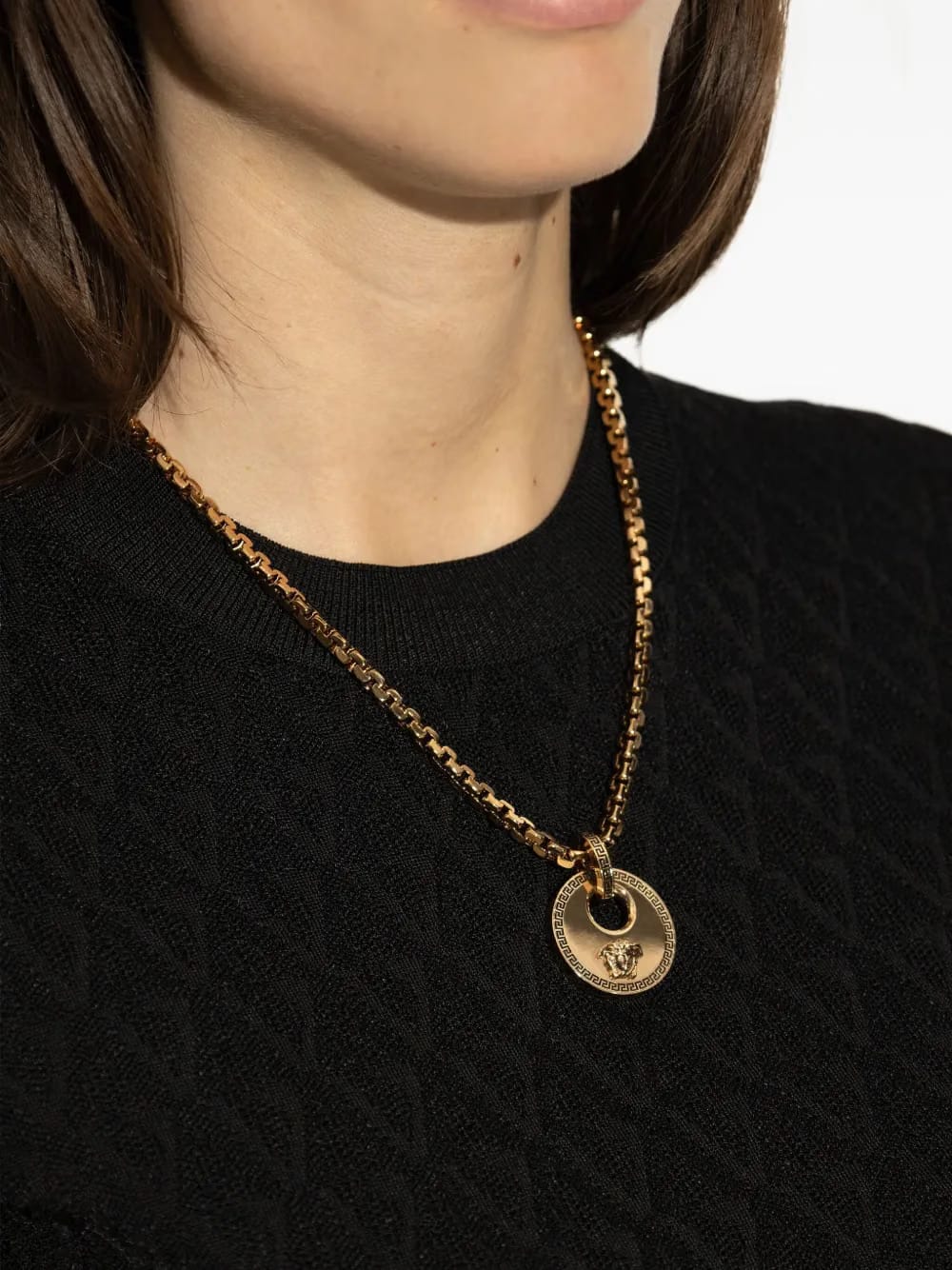 Medusa-head necklace
