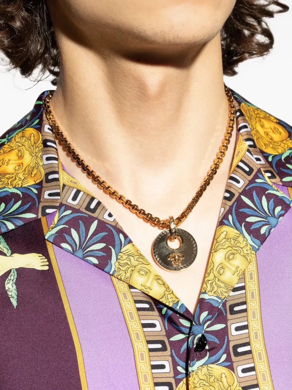 Medusa-head necklace