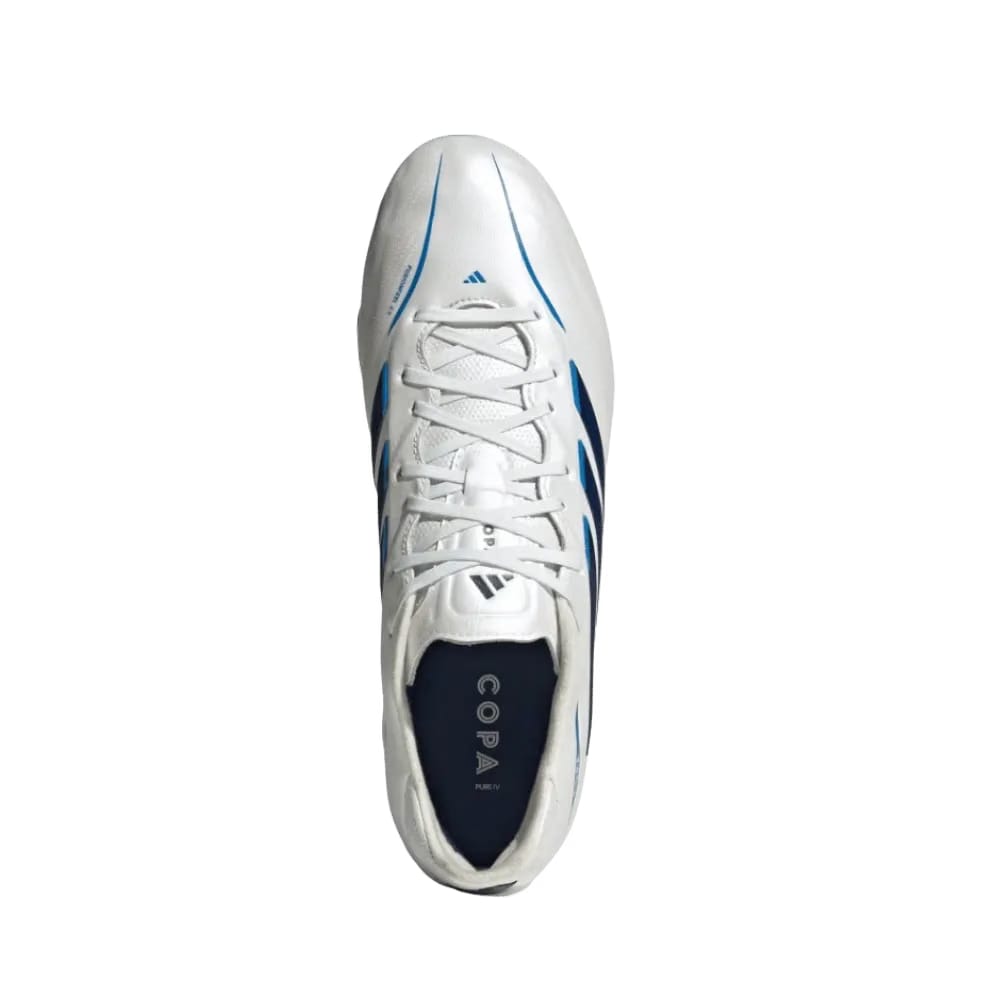 Adidas Copa Pure IV Pro Firm Ground Soccer Cleats Zero Metalic