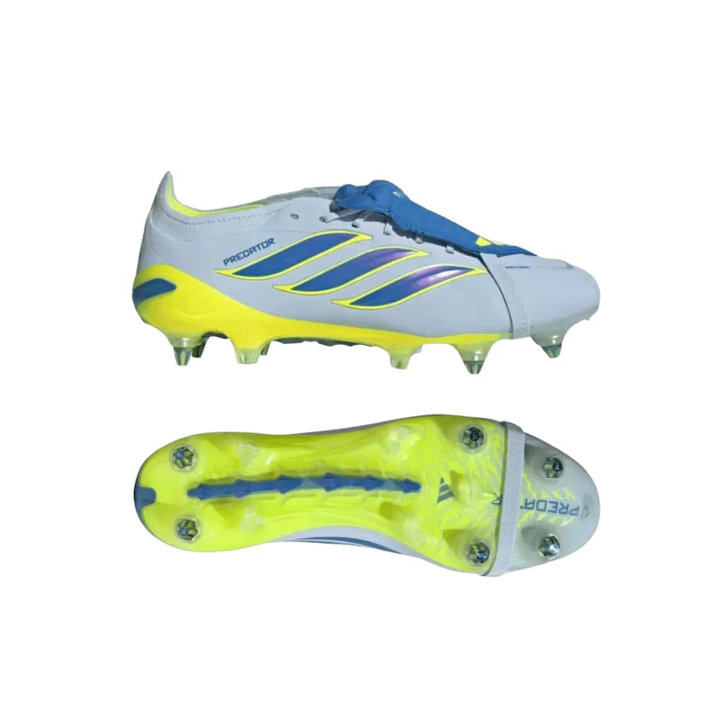 Adidas Predator Elite Fold-Over Tongue Soft Ground Soccer Cleats Crystal Sky