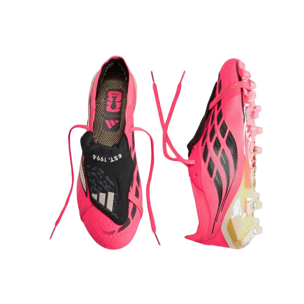 Adidas Predator Elite Fold-Over Tongue Artificial Ground Soccer Cleats Solar Turbo