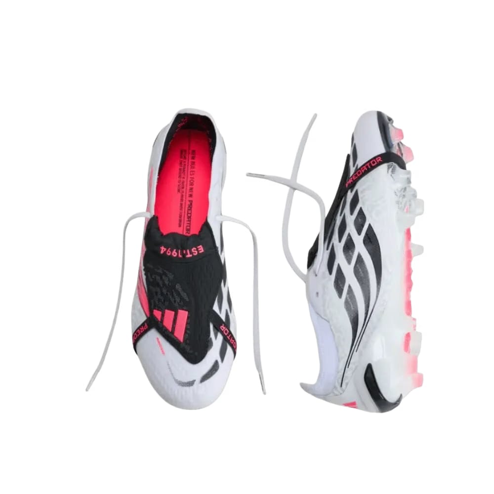 Adidas Predator Elite Fold-Over Tongue Firm Ground Soccer Cleats Cloud White