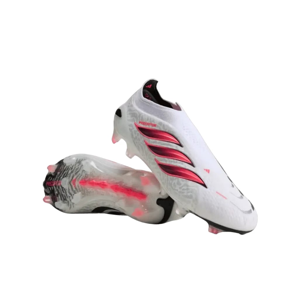 Adidas Predator Elite Laceless Firm Ground Soccer Cleats Cloud White