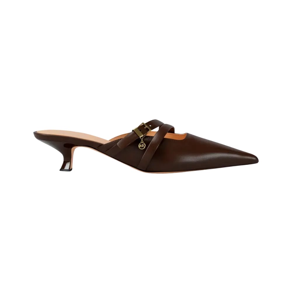 Michael Kors Yvette Kitten Mule Nutmeg