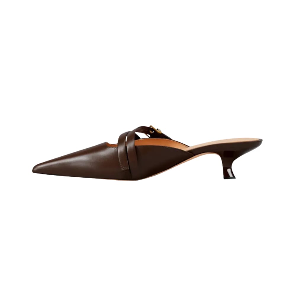 Michael Kors Yvette Kitten Mule Nutmeg