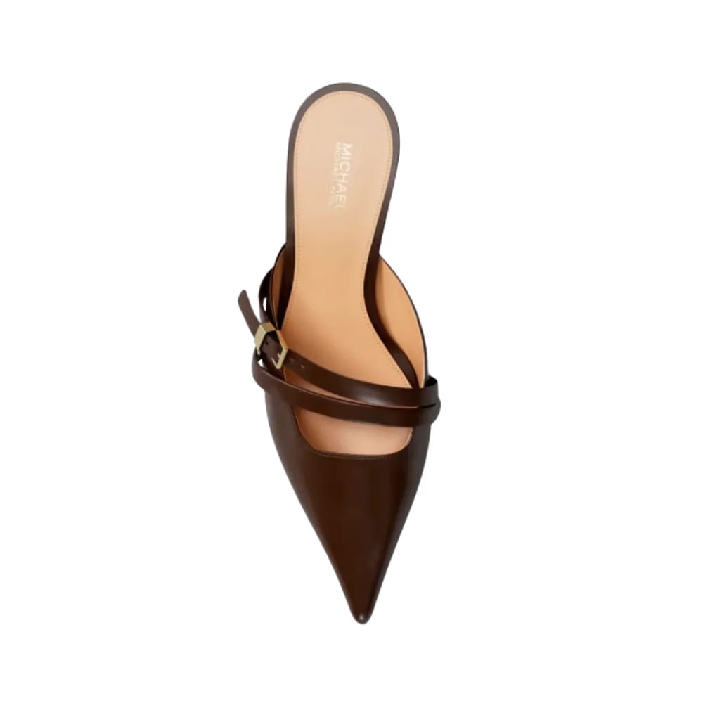 Michael Kors Yvette Kitten Mule Nutmeg