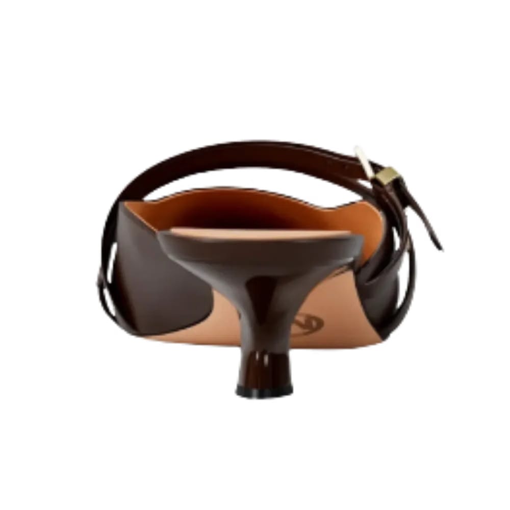 Michael Kors Yvette Kitten Mule Nutmeg
