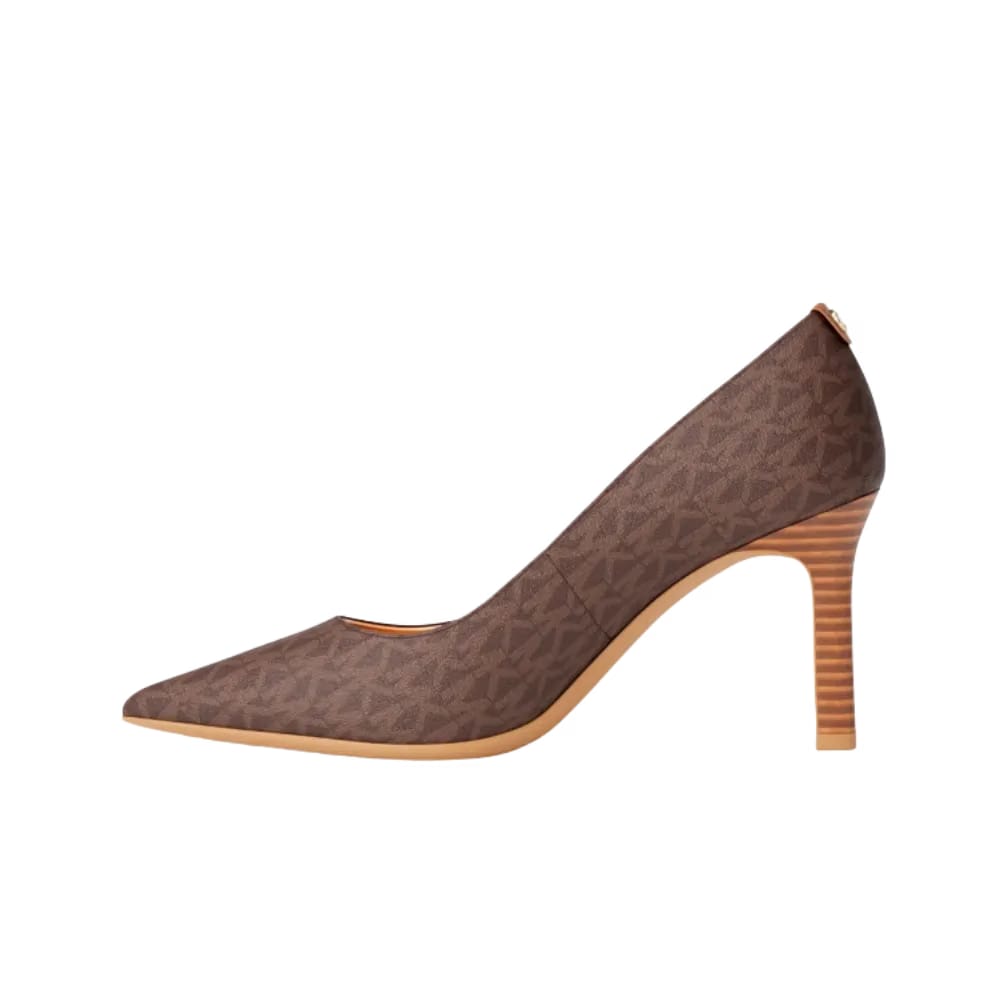 Michael Kors Willa Signature Logo Pump Brown