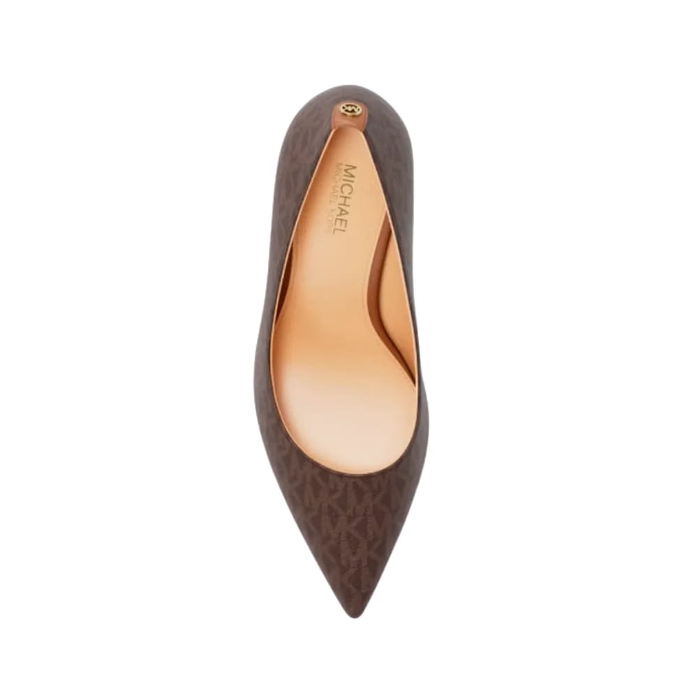 Michael Kors Willa Signature Logo Pump Brown