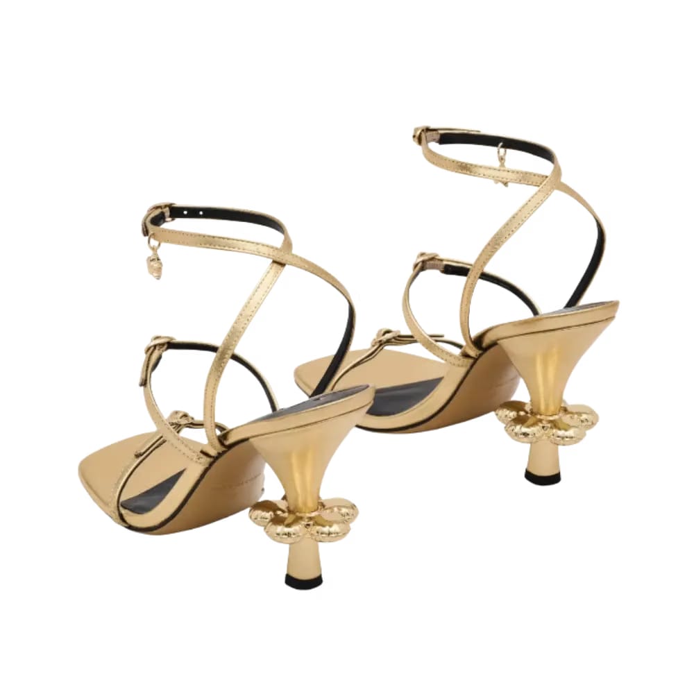 Marc Jacobs The Metallic Leather Daisy Gold