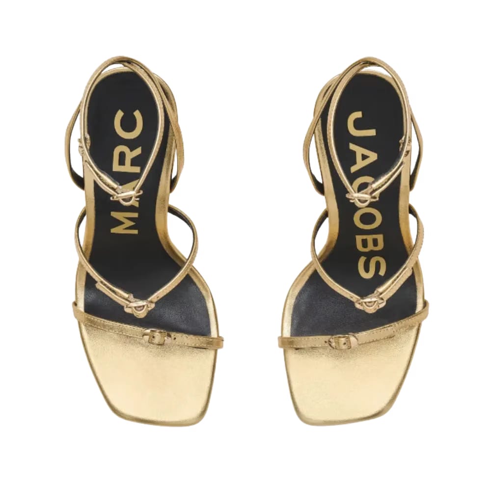 Marc Jacobs The Metallic Leather Daisy Gold