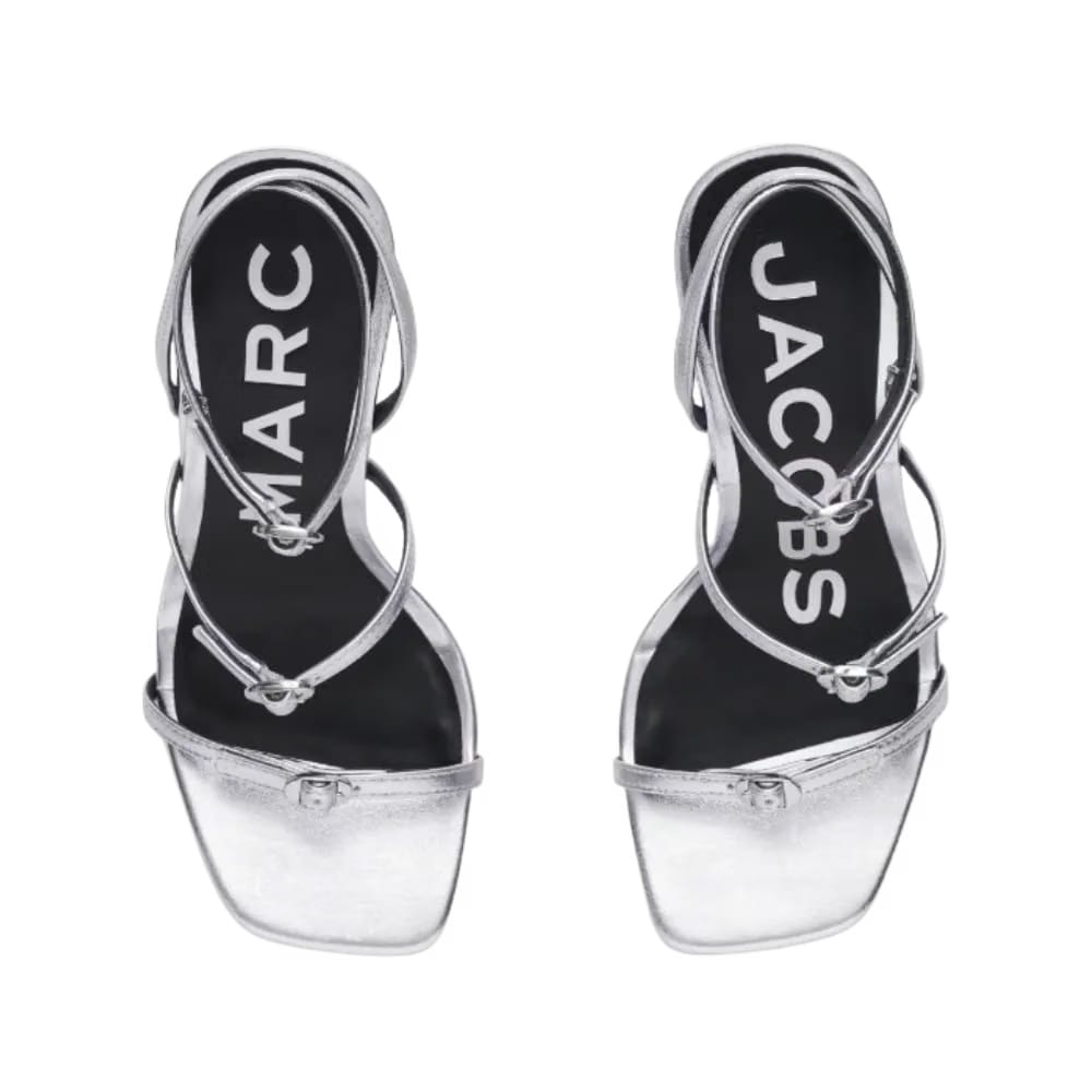 Marc Jacobs The Metallic Leather Daisy Silver