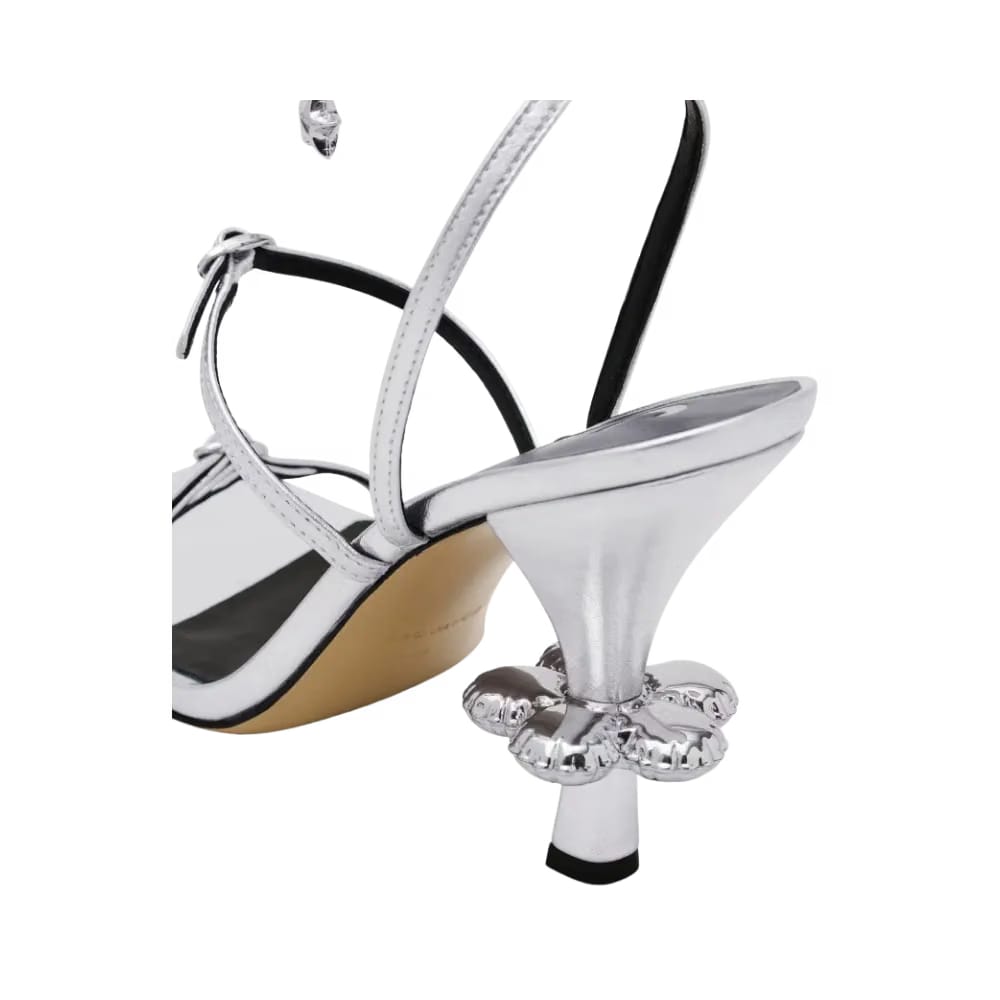 Marc Jacobs The Metallic Leather Daisy Silver