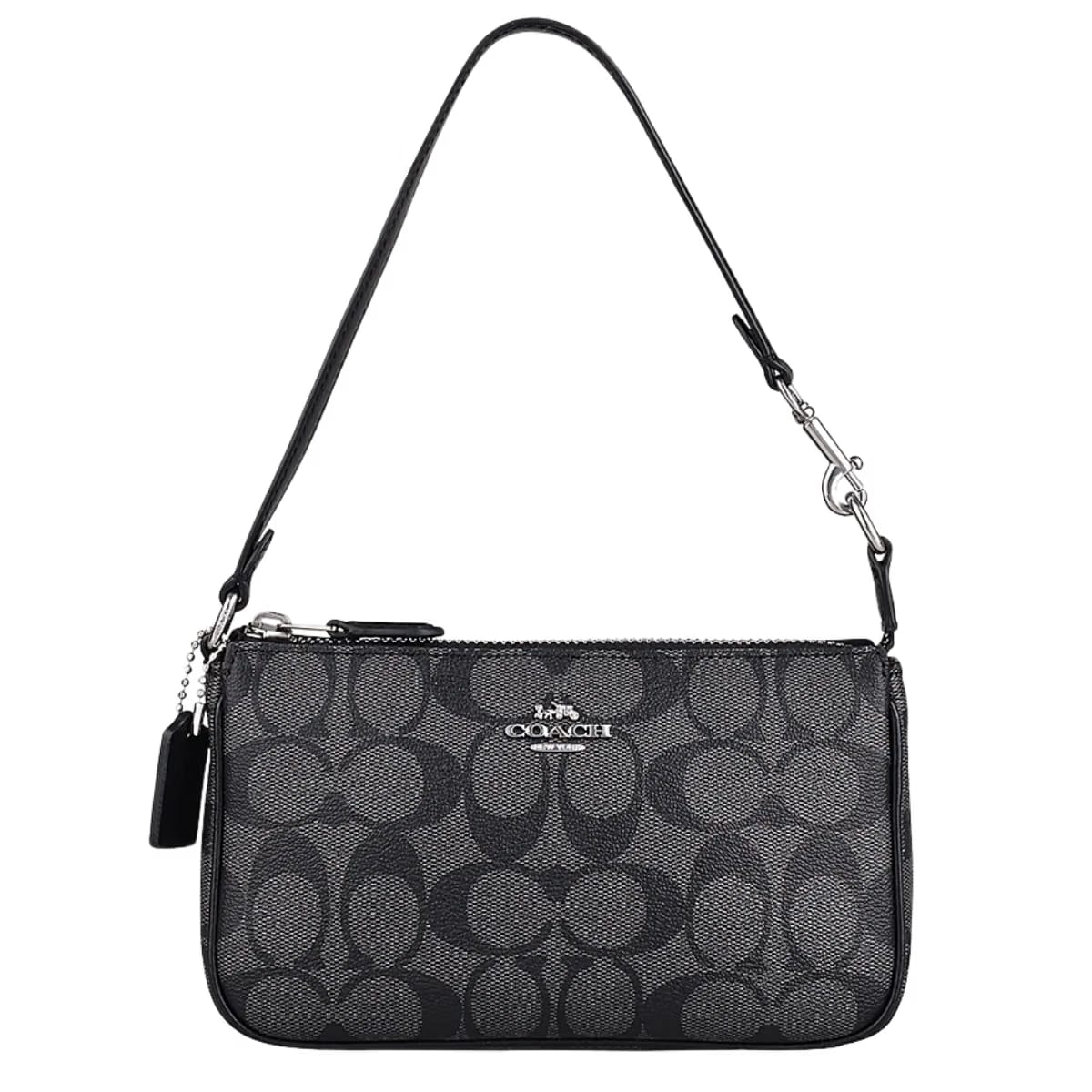Coach Nolita 19 In Signature Canvas - Graphite/Black