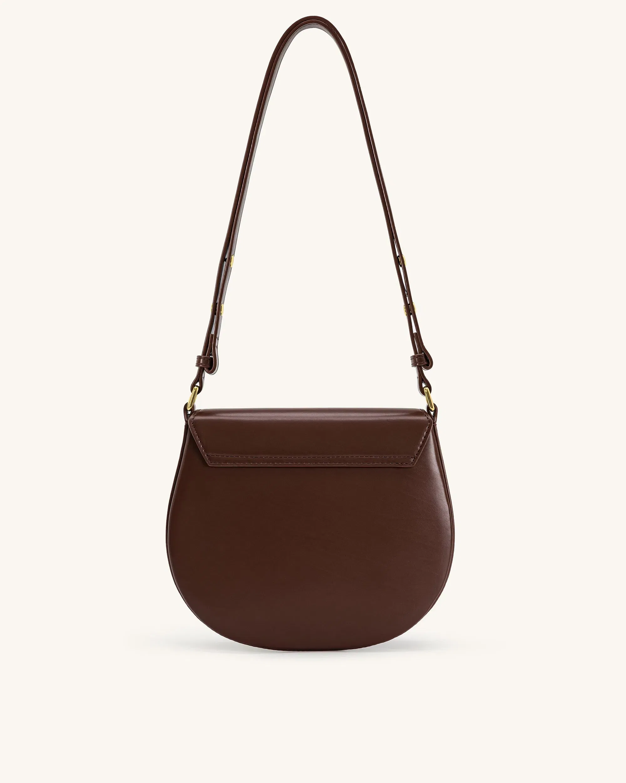 Jw Pei Diana Ring Flap Saddle Bag Brown
