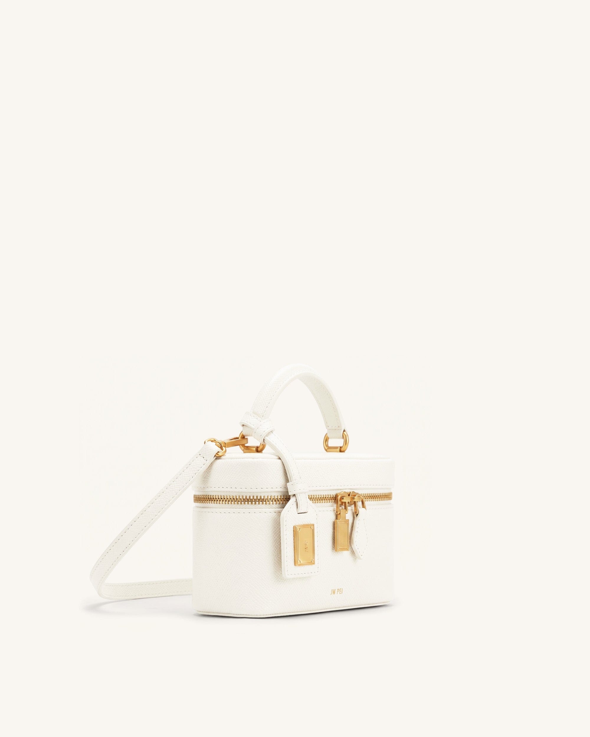 Jw Pei Cleo Box Shape Top Handle Bag Off White