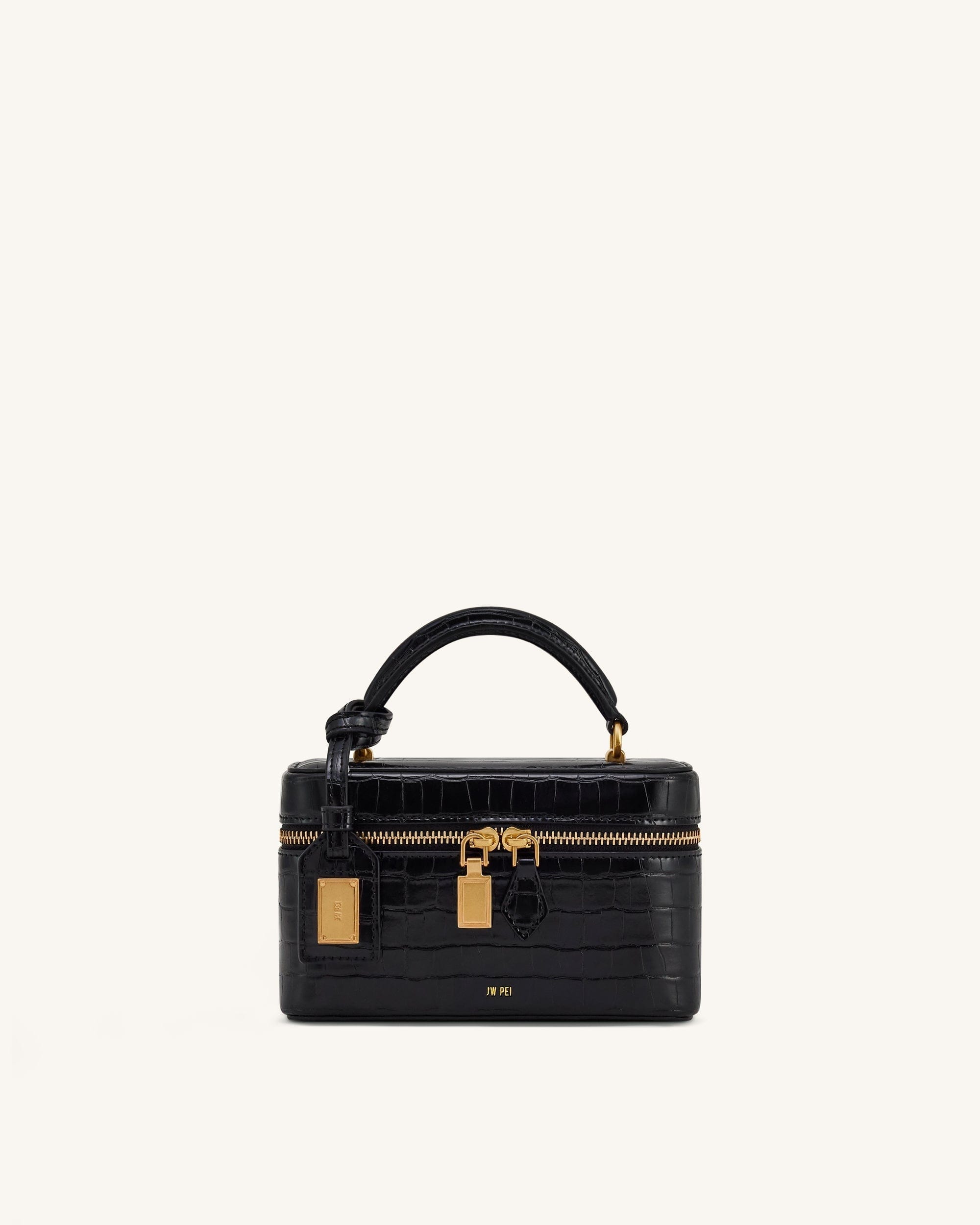 Jw Pei Cleo Box Shape Top Handle Bag Off White