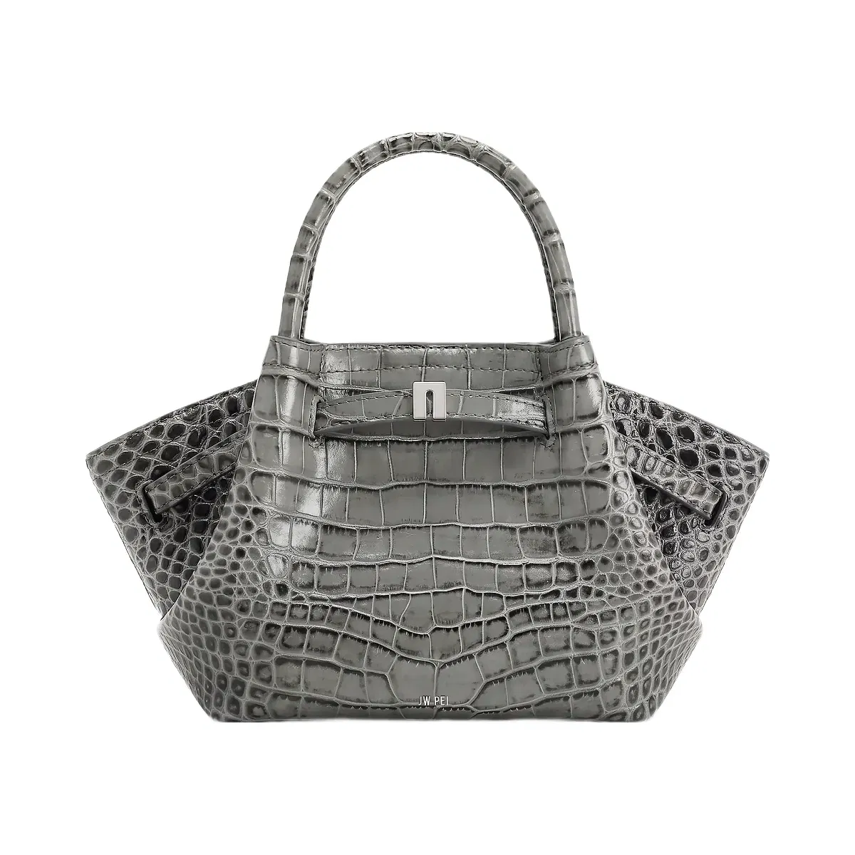 Jw Pei Hana Mini Tote Bag Grey Croc