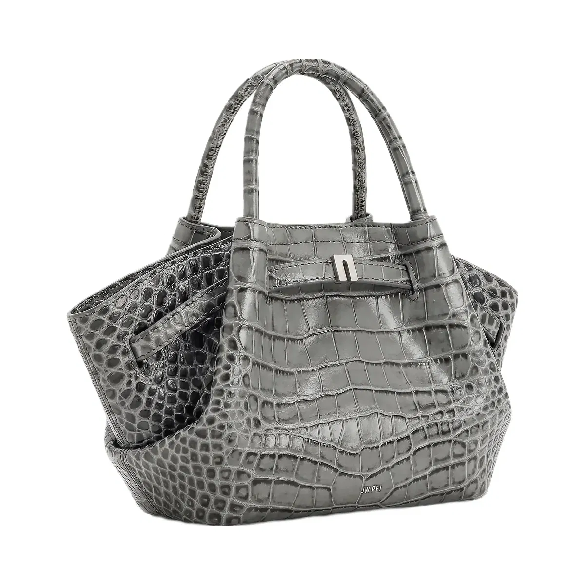 Jw Pei Hana Mini Tote Bag Grey Croc