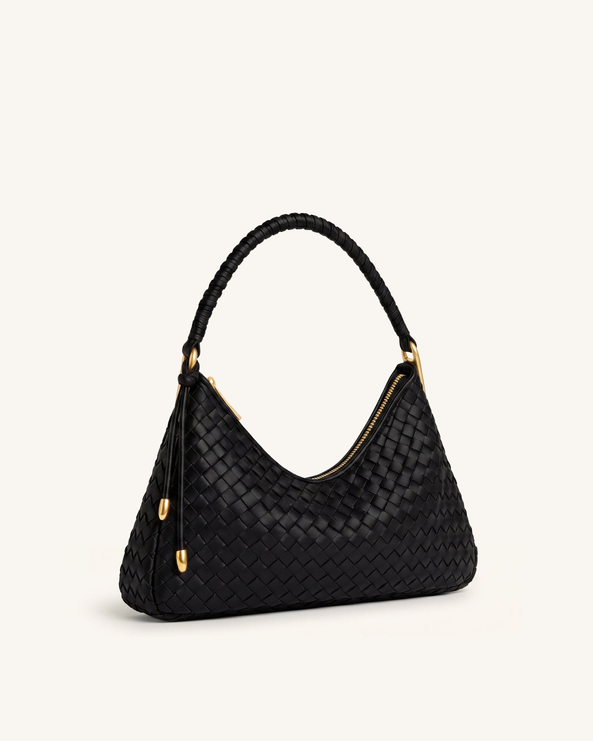 Jw Pei Lorena Woven Shoulder Bag Camel