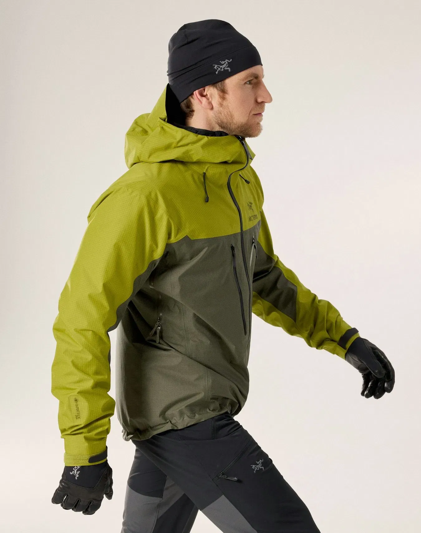 Arc'teryx Outlet Alpha Jacket Men's Olive Moss Tatsu