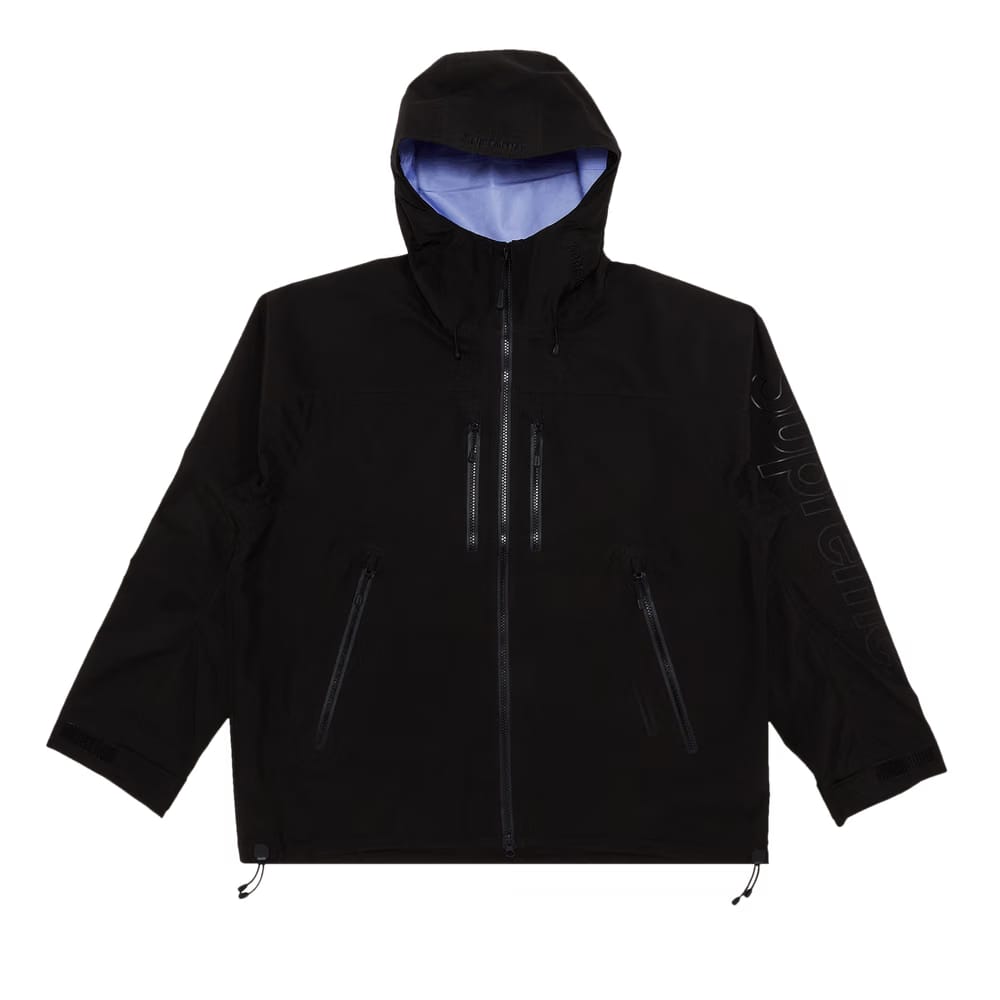 Supreme GORE-TEX Taped Seam Shell Jacket Black