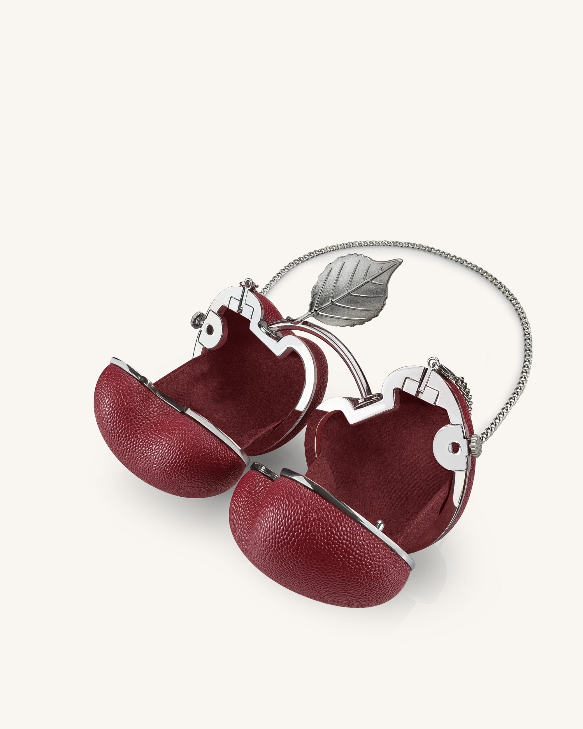 Jw Pei Aureline Cherry Shaped Clutch Red