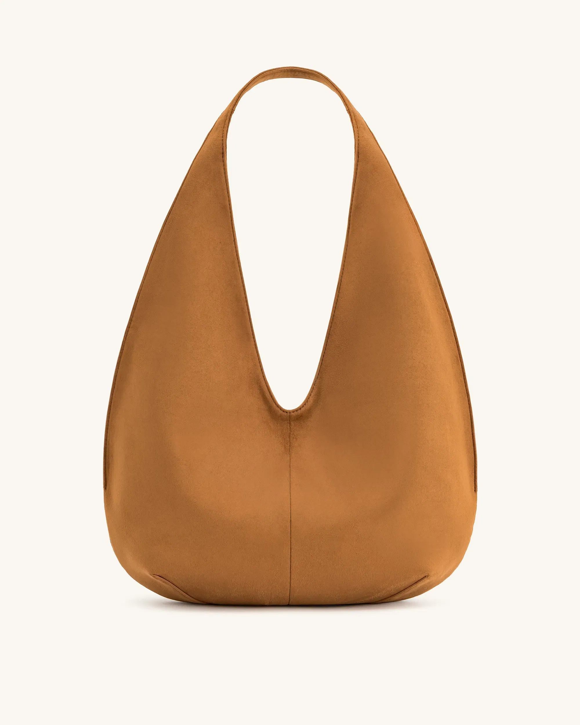 Jw Pei Dara Faux Suede Hobo Bag Yellowish Brown